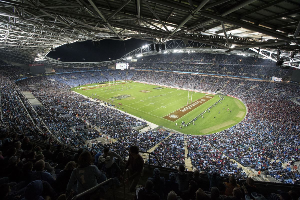 ANZ stadium at the State of Origin